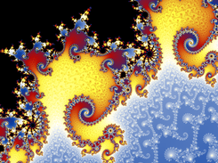 Mandelbrot fractal generated by FractalNow