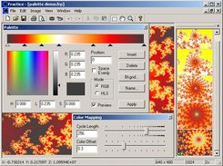 Fractice palette dialog