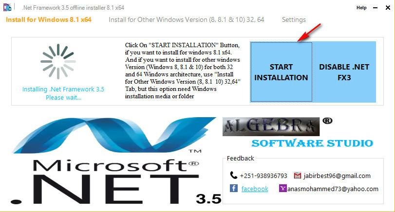 net framework windows 7 64 bit 3.5