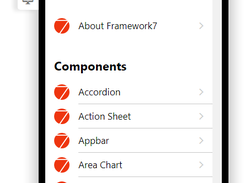 Framework7 Screenshot 1