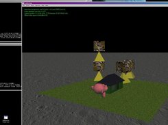 Screen shot with Prime Server, Sub Server, and Client