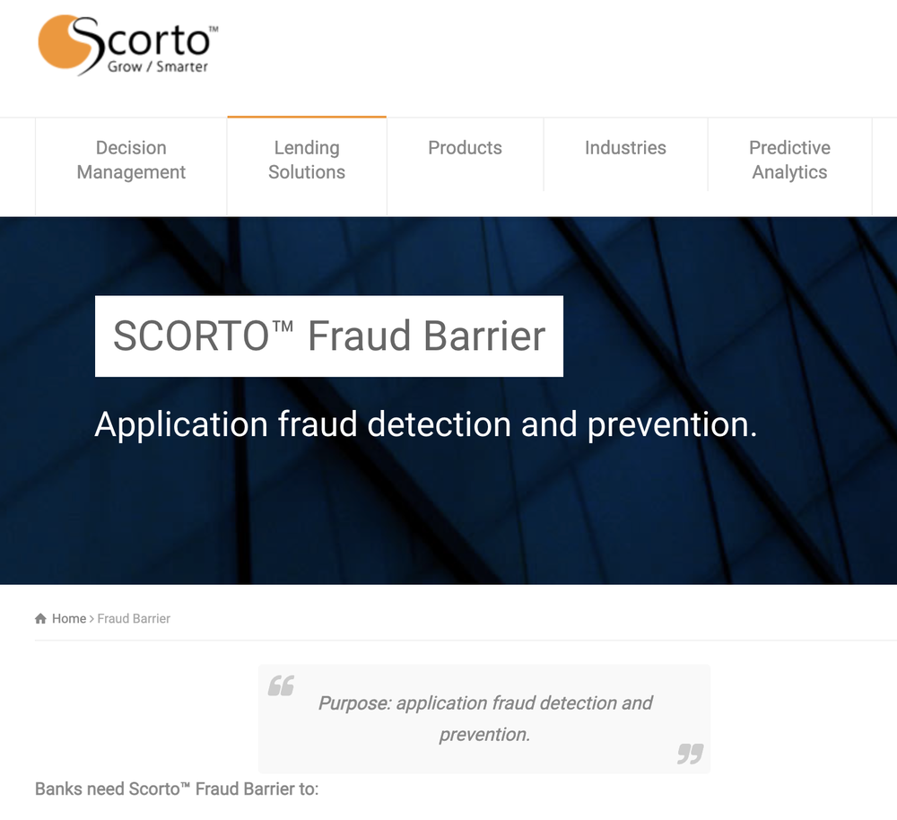 Fraud Barrier Screenshot 1