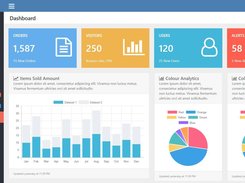 Free Bootstrap 4 Admin Template Dashboard
