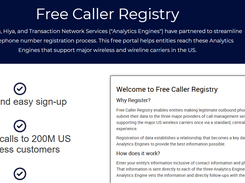 Free Caller Registry Screenshot 1