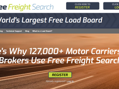 Free Freight Search Screenshot 1