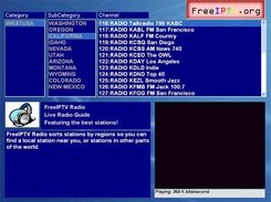 Radio Page Screenshot