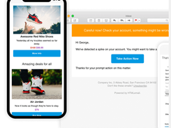 Free Responsive HTML Email Template Screenshot 1