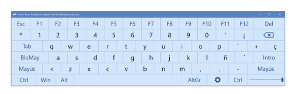 Free Virtual Keyboard Screenshot 1