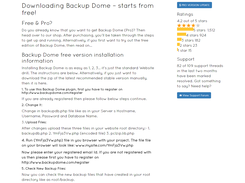 Backup Dome Free Website Backup Plugin
