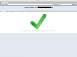 No updates found - Ports & packages are up to date