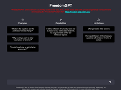 FreedomGPT Screenshot 1