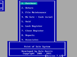 Point Of Sale (POS) running on FreeDOS