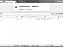 Searching files via p2p-network