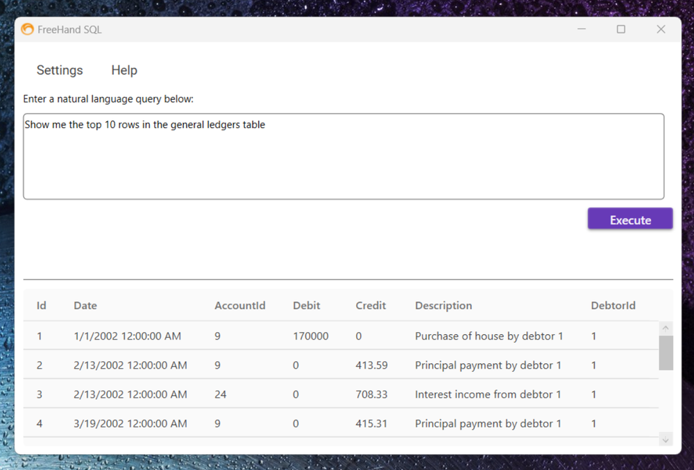 FreeHandSQL Screenshot 1