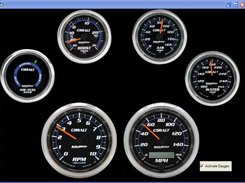 Trick, realtime gauges even work with replays!