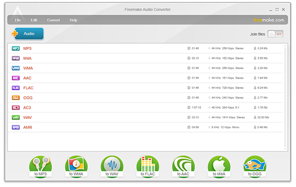 Freemake Audio Converter Screenshot 1