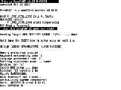 Typical FreeMiNT boot screen