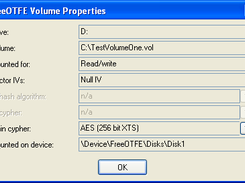 Volume properties.