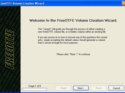 Volume creation wizard to guide you through the process of c