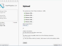 freePHPgallery upload