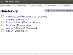 Task list