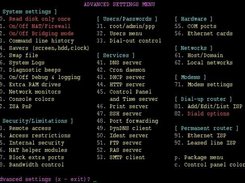 Console setup advanced settings page 3