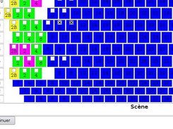 Selecting seats for booking