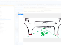 A Screenshot of a Free Sketch with marked sketch snippets