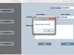 Sms main page