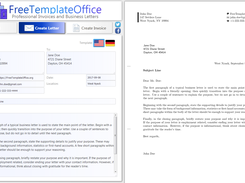 Online letter creator