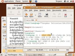 XeTeX editing with Gedit under Ubuntu 9.04