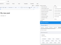 Writing Blog Post workflow