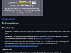 Freetype GL Screenshot 1