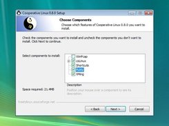 installation component options