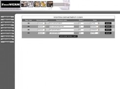 FreeWERM's payroll department manager page