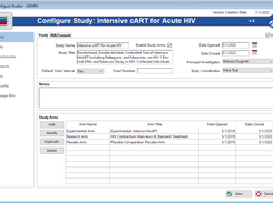 Configure studies to model visits and create kits for clinical trials.