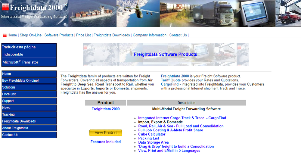 Freightdata 2000 Screenshot 1