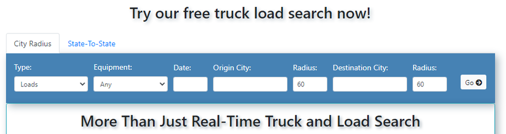 FreightFinder Screenshot 1