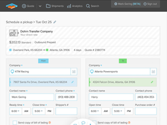 Freightview-Booking