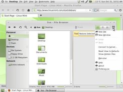 Fresh OS Traditional Mozilla Firefox and Nautilus Elementary