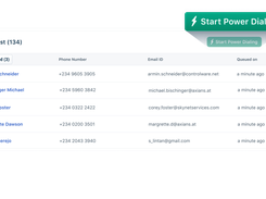 Import a set of contacts or select existing customers from your account contact list to sequentially dial numbers. With Power Dialer, agents don’t have to copy-paste each number, thus reducing manual effort and increasing productivity.