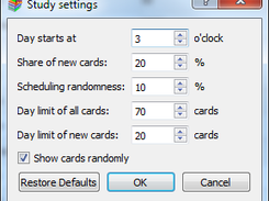 Fresh Memory study options