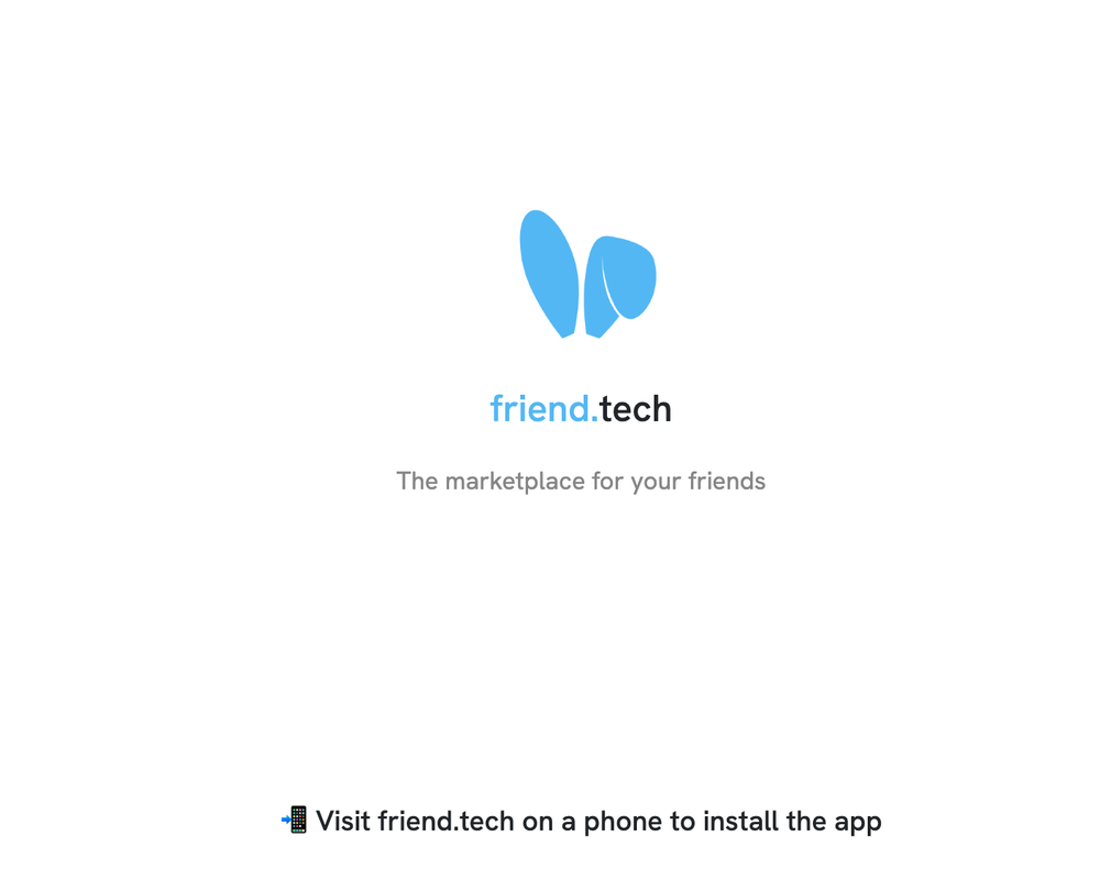 friend.tech Screenshot 1