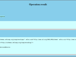 Fronsetia - result page, output data