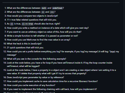 Front end Interview Questions Screenshot 1