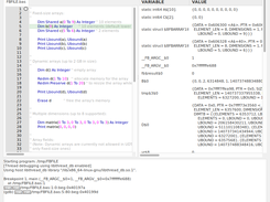 FrontEnd GDB for freebasic  Screenshot 2