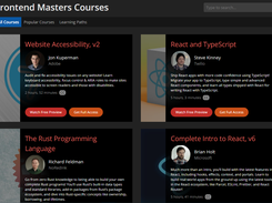 Frontend Masters Screenshot 2