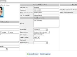 Employee Details