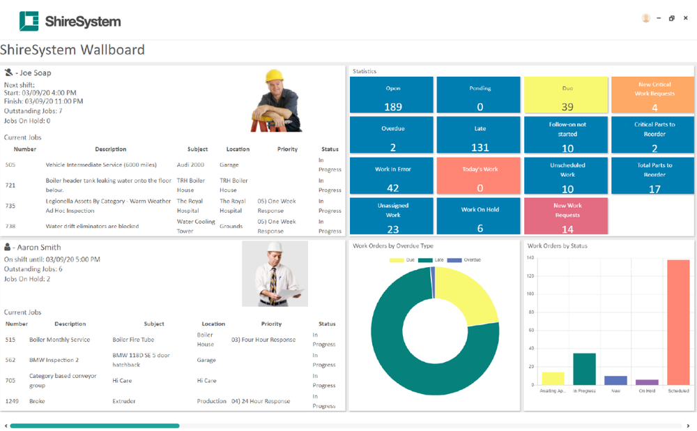 ShireSystem CMMS Screenshot 1