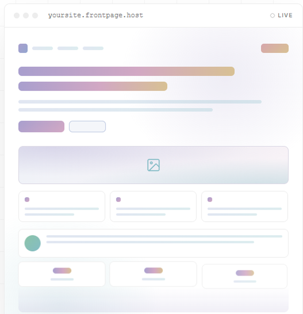 Frontpage Screenshot 1